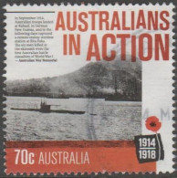 AUSTRALIA - USED - 2014 70c Australian's At War - Australian's In Action - Submarine - Usados