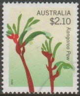 AUSTRALIA - USED - 2014 $2.10 State Floral Emblems - Kangaroo Paw, Western Australia - Used Stamps