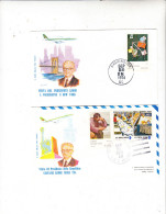 STATI UNITI  1974 - Visita Presidente Leone Washington E New York - Storia Postale