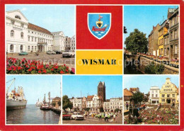 72919661 Wismar Mecklenburg Rathaus Muehlengrube Hafen Markt Kirche Loewenapothe - Wismar