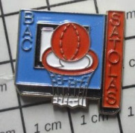 713M Pin's Pins / Beau Et Rare / SPORTS / BASKET BALL CLUB BAC SATOLAS - Pallacanestro