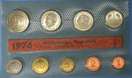 Deutschland  • KMS 1976 J • Hamburg Kursmünzensatz Coin Set • Stempelglanz • 26'000 Ex. • [24-169] - Mint Sets & Proof Sets