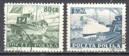 Poland 1953 - Merchant Navy - Mi.807-08 - Used - Gebraucht