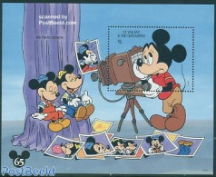 Saint Vincent 1994 65 Years Mickey Mouse S/s, Photographer, Mint NH, Art - Disney - Photography - Disney