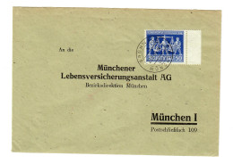 Brief Aus Grünwald Nach München 1948 - Cartas & Documentos