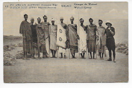 Ansichtskarte Belgisch Kongo, Besetzung DOA, 1920: Groupe De Watuzi - Other & Unclassified