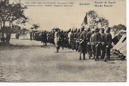 Ansichtskarte Belgisch Kongo, Besetzung DOA, 1920: Kigali, Parade De Garde - Otros & Sin Clasificación