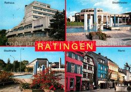 72917651 Ratingen Rathaus Stadttheater Markt Stadthalle Wasserspiele Ratingen - Ratingen