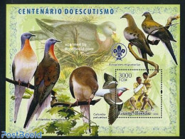 Guinea Bissau 2006 Birds, Scouting S/s, Mint NH, Nature - Sport - Birds - Scouting - Guinea-Bissau