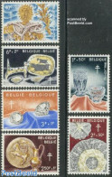 Belgium 1960 Anti Tuberculosis, Fine Arts 6v, Mint NH, Health - Nature - Anti Tuberculosis - Cats - Art - Art & Antiqu.. - Unused Stamps
