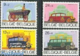 Belgium 1986 Automobiles 4v (Lenoir, Minerva, FN), Mint NH, Transport - Automobiles - Nuevos