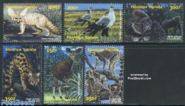 Togo 2001 African Fauna 6v, Mint NH, Nature - Animals (others & Mixed) - Birds - Cat Family - Monkeys - Togo (1960-...)