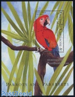 Grenada Grenadines 2000 Ara Macao S/s, Mint NH, Nature - Birds - Grenada (1974-...)