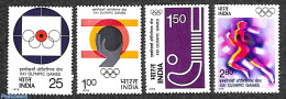 India 1976 Olympic Games Montreal 4v, Mint NH, Sport - Athletics - Hockey - Olympic Games - Unused Stamps