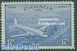 Canada 1946 Airmail Definitive 1v, Mint NH, Transport - Aircraft & Aviation - Unused Stamps