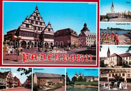 72916914 Paderborn Marktplatz Marienplatz Kaiserpfalz Paderanlagen Neptunbrunnen - Paderborn