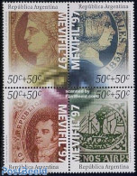 Argentina 1997 Mevifil 4v [+], Mint NH, Stamps On Stamps - Unused Stamps