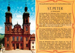 72916646 St Peter Schwarzwald Benediktiner Kloster St. Peter - St. Peter