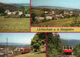 72916632 Lichtenhain Bergbahn Bergbahn Flachstrecke Steilstrecke Panorama Lichte - Lichtenhain