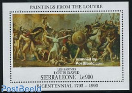 Sierra Leone 1993 Louvre Museum S/s, Mint NH, Art - Museums - Paintings - Musées