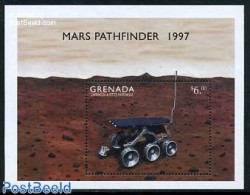 Grenada Grenadines 1999 Space Exploration, Mars Pathfinder S/s, Mint NH, Transport - Space Exploration - Grenada (1974-...)