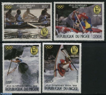 Niger 1988 Olympic Games Seoul 4v, Mint NH, Sport - Kayaks & Rowing - Olympic Games - Sport (other And Mixed) - Rowing