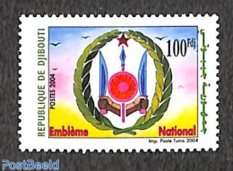 Djibouti 2004 Coat Of Arms 1v, Mint NH, History - Coat Of Arms - Djibouti (1977-...)