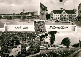 72915376 Muelheim Ruhr Schlossbruecke Post Panorama Wasserbahnhof Muelheim An De - Muelheim A. D. Ruhr