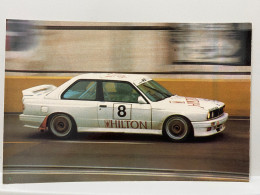 BMW M3 E30 Macau Guia 87 Hilton No.8, Motorsport, Rally Racing, Sport Postcard - Rallyes