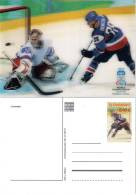 Slovakia 2011. IIHF World Championship Ice Hockey Bratislava Kosice 3D Postcard Postal Stationery With Hologram - Nuevos