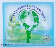 Türkiye 2017, World Environment Day, MNH Unusual S/S - Unused Stamps