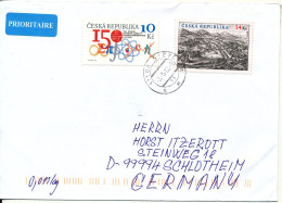 Czech Republic Cover Sent To Germany 3-5-2012 - Cartas & Documentos