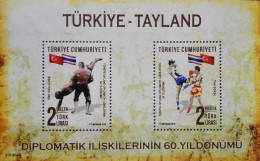 Türkiye 2018, Joint Issue With Thailand 60th Anniversary Of Diplomatic Relations, MNH S/S - Ungebraucht