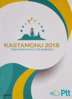 Türkiye 2018, Kastamonu The Cultural Capital Of The Turkish World, MNH S/S, Stamps Set And FDC - Portfolio - Neufs