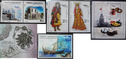 Türkiye 2018-2022, Euromed Edition - Complete Euromed Set From Türkiye, MNH S/S And Stamps Sets - Nuovi