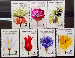 Türkiye 2018, Flowers, MNH Stamps Set - Unused Stamps