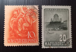 Hongrie 1938 The 900th Anniversary Of The Death Of St.Stephen & 1947 Airmail - Tourism – Architecture - Used Stamps