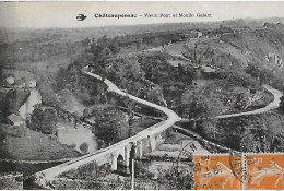 Chateauponsac.Vue Dominante Sur Le Vieux Pont Et Le Moulin Galant. - Chateauponsac