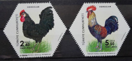 Türkiye 2019, Coqs, MNH Unusual Stamps Set - Neufs