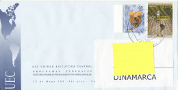 Argentina Cover Sent To Denmark 11-10-2007 With Topic Stamps - Covers & Documents