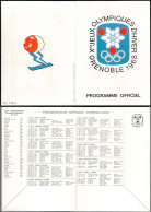 Programme Officiel Des Xèmes Jeux Olympiques D'Hiver De GRENOBLE 1968  Olympic Games 68 - Other & Unclassified