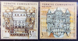 Türkiye 2021, Birdhouses, MNH Stamps Set - Unused Stamps