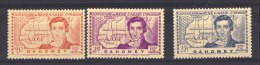 Dahomey  :  Yv  110-12  **  Gomme Tropicale - Unused Stamps