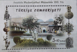 Türkiye 2021, Centenary Of The Museum Of Anatolian Civilization, MNH S/S - Nuevos