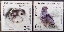 Türkiye 2021, Europa - Endangered National Wildlife, MNH Stamps Set - Ungebraucht