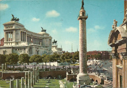 Roma (Lazio) Colonna E Foro Traiano E Altare Della Patria (Vittoriano), Trajan Forum And Monument V. Emanuele II - Altare Della Patria