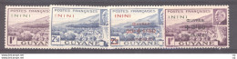 Inini  :  Yv 51-52 + 57-58  ** - Unused Stamps