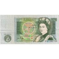 Billet, Grande-Bretagne, 1 Pound, Undated (1978-81), KM:377a, TTB+ - 1 Pond