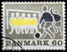 DANEMARK   N° 527    Oblitere   Football  Soccer  Fussball - Usados