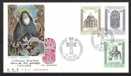 VATICAN. N°566-8 Sur Enveloppe 1er Jour De 1973. Patriarche Arménien. - Cristianismo